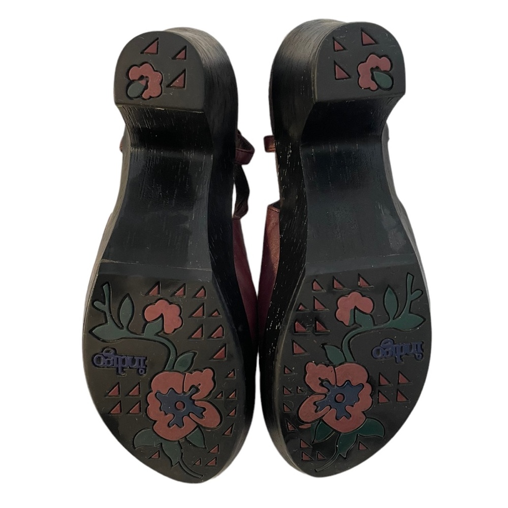 10M. Indigo by Clark’s Brown Slingbacks. - Picture 3 of 3